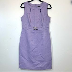 Tahiti - Lilac Buckle Basket Sheath Dress